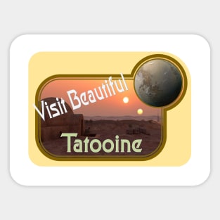 Visit Beautiful Tatooine Sticker